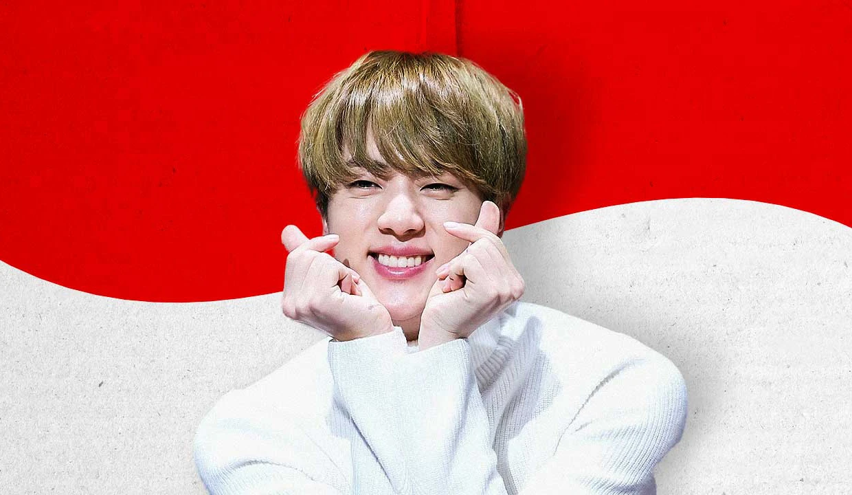 JIN BTS SUPPORTS INDONESIAN LOCAL PRODUCTS, SO PROUD!