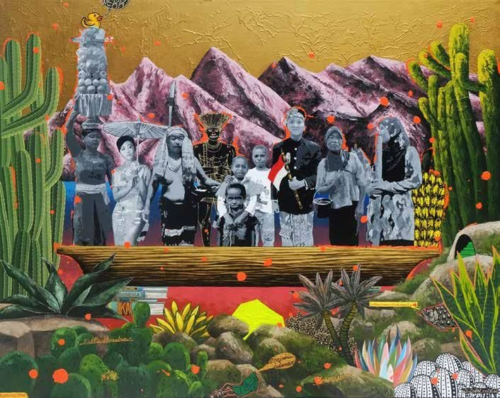 JUSTIAN JAFIN SPEAKS SOCIAL CHANGE THROUGH ITS PAINTING