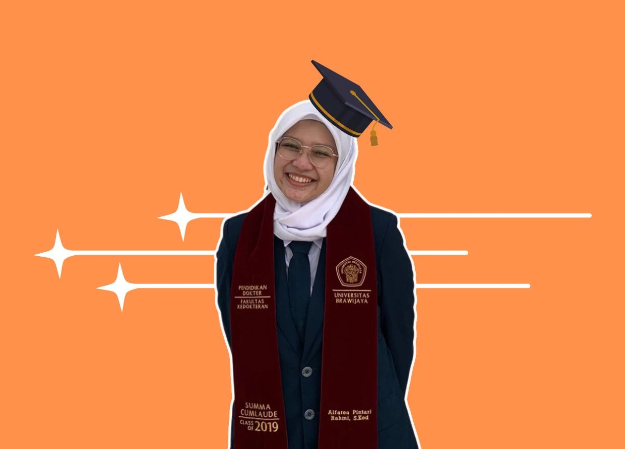 ALFATEA PINTARI RAHMI EXCELS WITH 3.96 GPA AT UNIVERSITAS BRAWIJAYA'S FACULTY OF MEDICINE GRADUATION