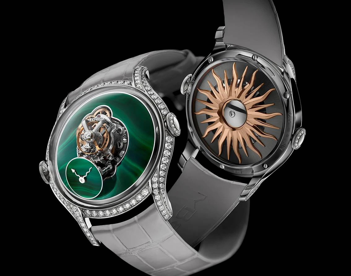 MEET THE NEW MB&F : THE LM FLYINGT - IN MALACHITE 
