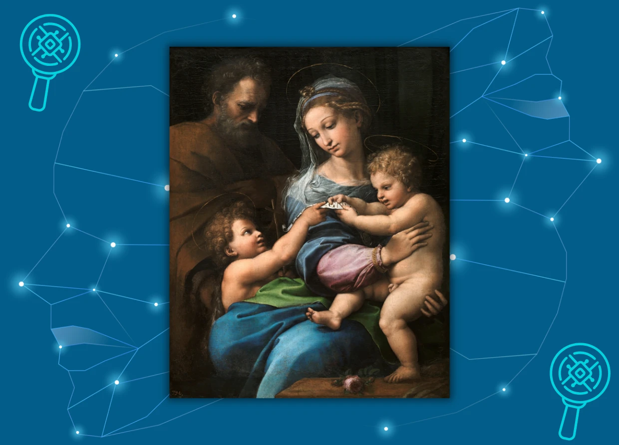 AI ANALYSIS UNCOVERS POSSIBLE NEW HAND IN RAPHAEL'S MADONNA DELLA ROSA