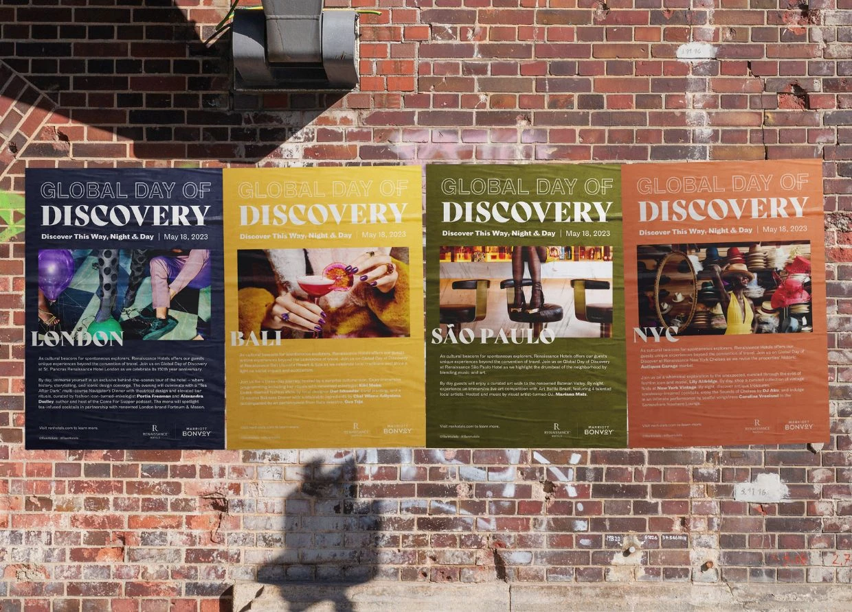 RENAISSANCE HOTELS PRESENTS ANNUAL GLOBAL DAY OF DISCOVERY: UNITING GUESTS WITH LOCAL EXPERIENCES
