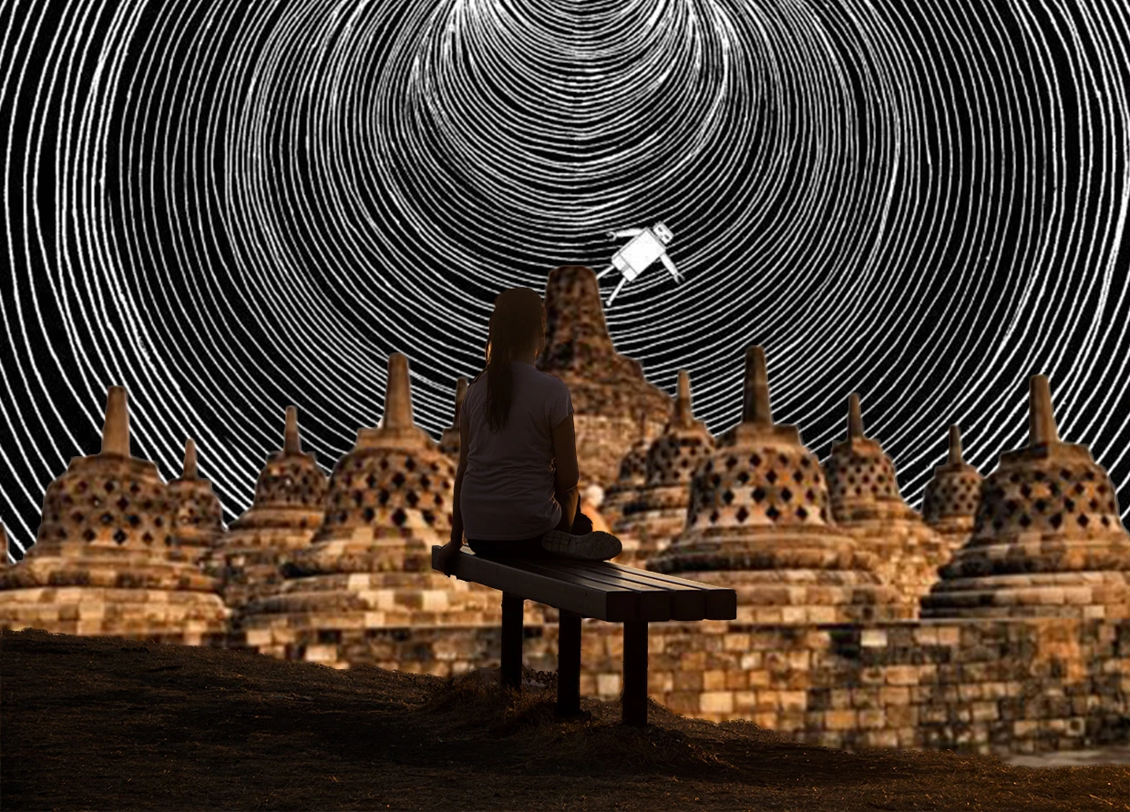 MEDITATION FOR INNER PEACE, A JAVANESE TRADITIONAL ART