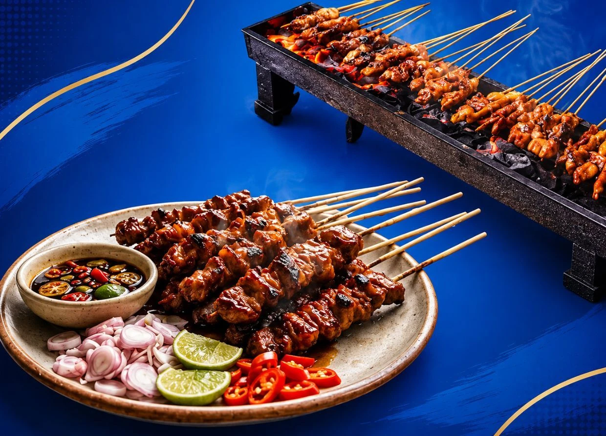 RENDANG IS NO LONGER INDONESIA'S BEST FOOD. TASTEATLAS SAYS IT'S SATE KAMBING. 