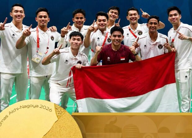 INDONESIA ENDS 28-YEAR WAIT FOR BADMINTON GOLD IN AICHI