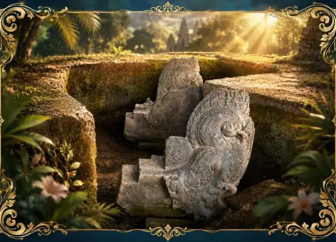 INDONESIA'S BIGGEST STONE MONSTER WAS BURIED IN A KEDIRI RICE FIELD FOR 1,000 YEARS