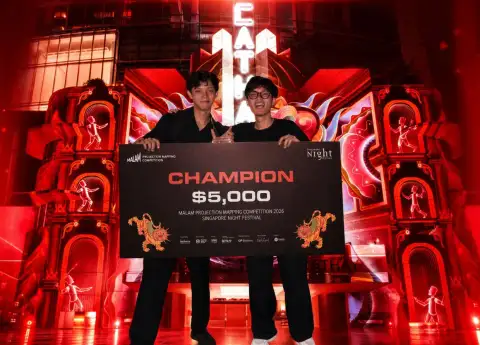 ACOBEAN STUDIO WINS SINGAPORE PROJECTION MAPPING PRIZE