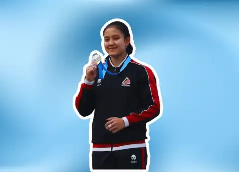 SHE CLIMBED FASTER THAN ANYONE IN ASIA. IN 6.078 SECONDS